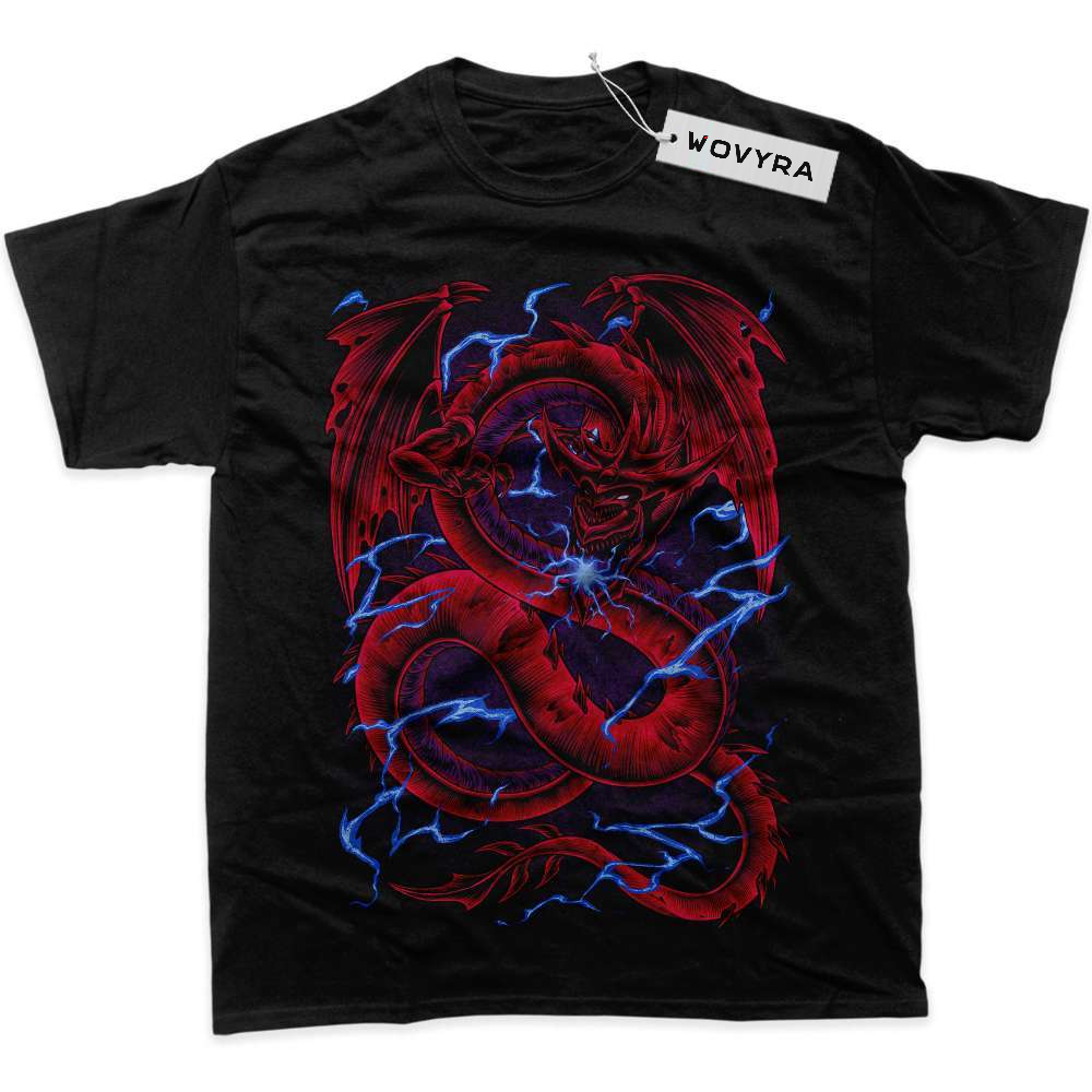 Black WOVYRA Osiris Sky Dragon Red Lightning Classic Tee