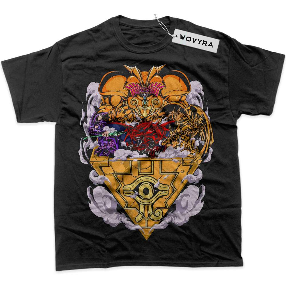 Black WOVYRA Golden Eye Anime Creature Collage Classic Tee