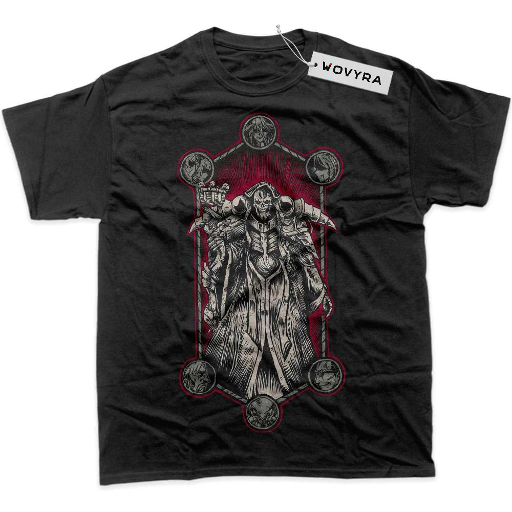 Black WOVYRA Ainz Ooal Gown Overlord Sigil Classic Tee