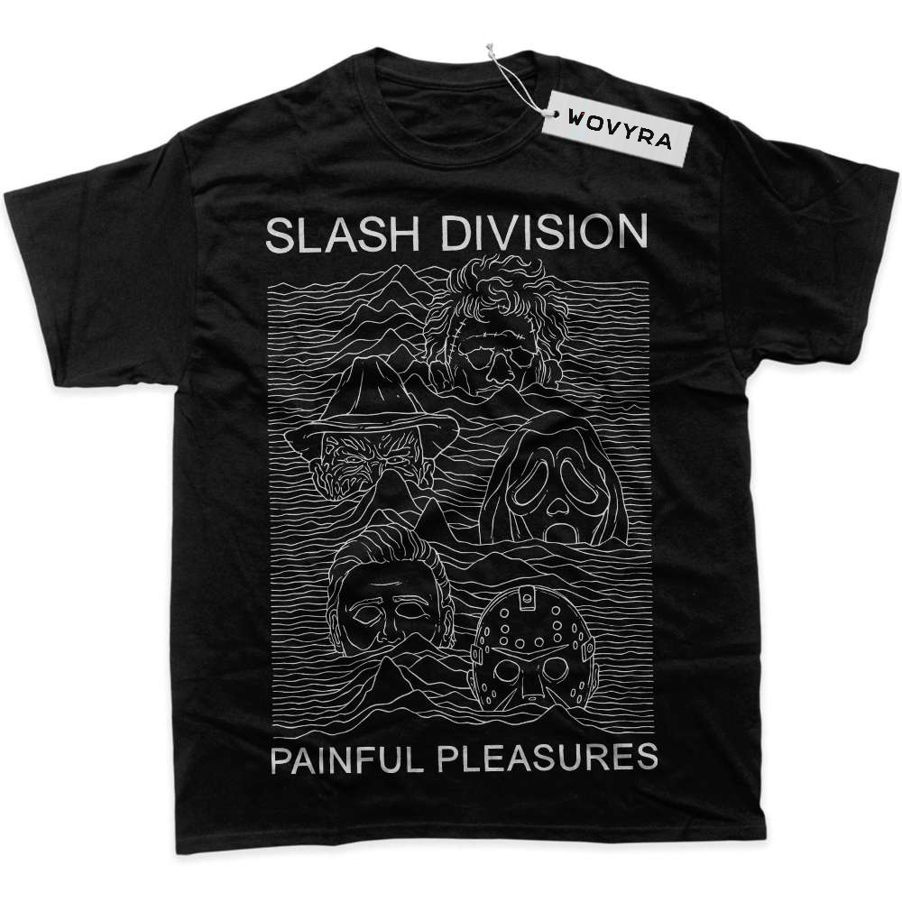 Black WOVYRA Horror Icons Slash Division Classic Tee