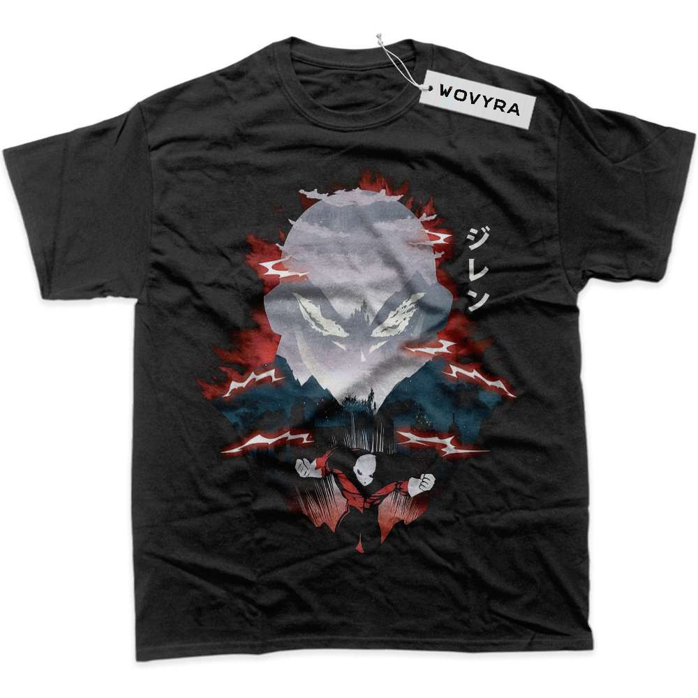Black WOVYRA Jiren Dragon Ball Red Lightning Classic Tee
