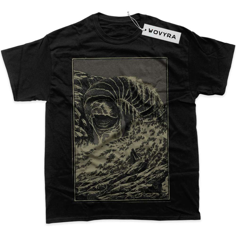 Black WOVYRA Dune Sandworm Wave Classic Tee